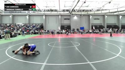 120 lbs Consi Of 16 #2 - Joe Carrozza, New Fairfield vs Brendan Tummillo, Glastonbury