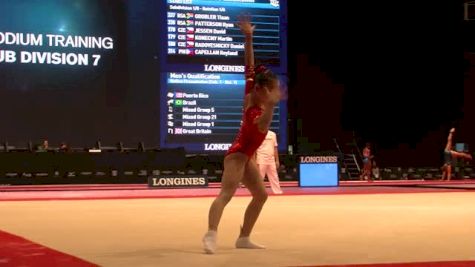 China, Wang Yan, FX - 2015 World Championships Podium Training