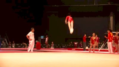 China, Shang Chunsong, FX - 2015 World Championships Podium Training