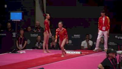 China, Tan Jiaxin, VT - 2015 World Championships Podium Training