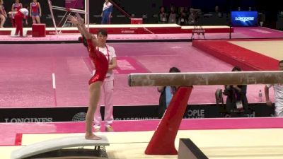 China, Wang Yan, BB - 2015 World Championships Podium Training