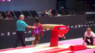 USA, Simone Biles Vault, 2 VT - 2015 World Championships Podium Training