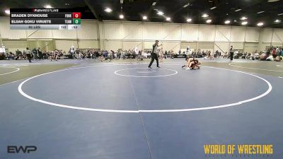 92 lbs Rr Rnd 5 - Braden Dykhouse, Funky Singlets 12U vs Elijah Goku Viruete, Team Dash 12U