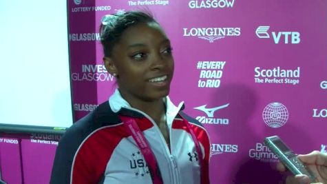 Reigning World Champ Simone Biles Ready To Defend Title