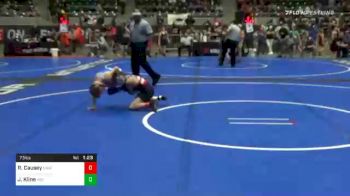 73 lbs Quarterfinal - Raymond Causey, Unattatched vs Jett Kline, Hbt Grapplers