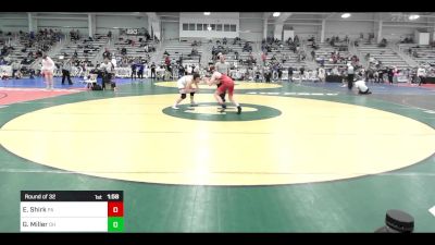 132 lbs Round Of 32 - Ethan Shirk, PA vs Guardian Miller, OH