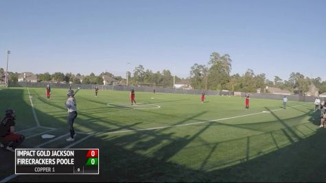 Impact Gold Jackson vs. Firecrackers Poole, 10-17-15 - Texas Bombers Exposure