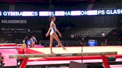 Belarus, Kylie Dickson, BB - 2015 World Championships Podium Training