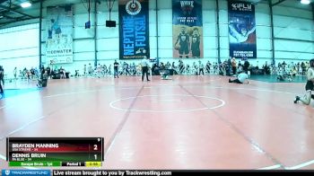 130 lbs Rd# 5- 3:45pm Friday Final Pool - Dennis Bruin, PA Blue vs Brayden Manning, USA Xtreme