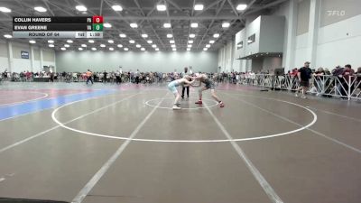 170 lbs Round Of 64 - Collin Havers, PA vs Evan Greene, VA