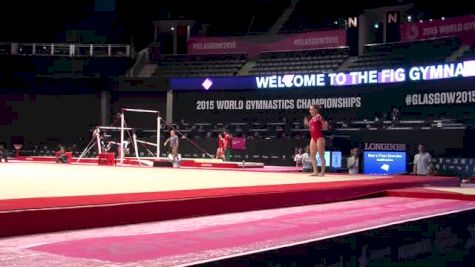 Australia, Emily Little, FX - 2015 World Championships Podium Training