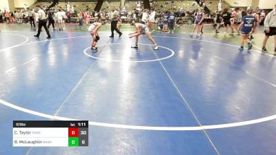 101 lbs Rr Rnd 3 - Coleton Taylor, Toms River Wrestling Club vs Brayden McLaughlin, Washington Twp