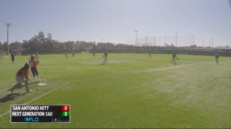 San Antonio HITT vs. Next Generation 16U, 10-18-15 - Texas Bombers Exposure