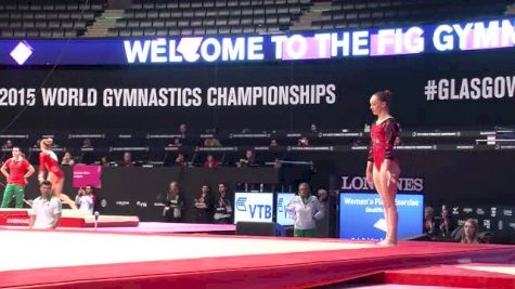 Australia, Larrissa Miller, FX - 2015 World Championships Podium Training