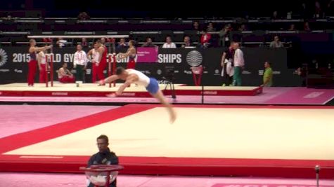 Great Britain, Brinn Bevan, FX - 2015 World Championships Podium Training