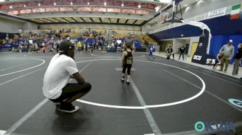 43 lbs Consolation - Bodee Coffman, Piedmont vs Franciso Lopez, OKC Saints Wrestling