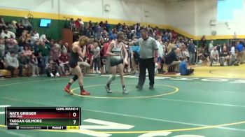 106 lbs Cons. Round 4 - Taegan Gilmore, MEDINA vs Nate Grieger, AVON LAKE