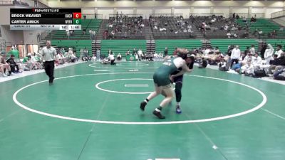 157 lbs Semis & 3rd Wb (16 Team) - Brock Weaver, Camden County vs Carter Amick, West Forsyth