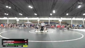 45 lbs Quarterfinals (8 Team) - Hope Senescall, Big Cat Wrestling vs Korbin Wilson, Suples