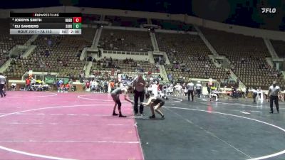 7A 113 lbs Quarterfinal - Eli Sanders, Smiths Station Hs vs Jordyn Smith, Robertsdale