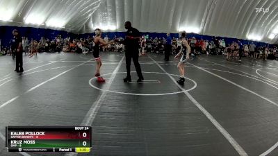 80 lbs Round 6 (8 Team) - Kruz Moss, OMP vs Kaleb Pollock, Dayton Bandits