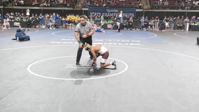 D 1 120 lbs Champ. Round 1 - Eli Vincent, Catholic - B.R. vs Justin Lam, Chalmette