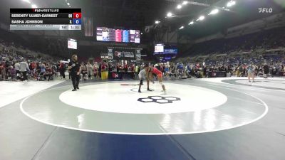 140 lbs Cons. Rd Of 32 - Serenity Ulmer-Earnest, OH vs Sasha Johnson, IL