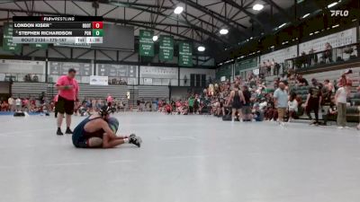 175-187 lbs Semifinal - Stephen Richardson, Pontiac vs London Kiser``, Unattached