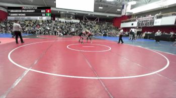 122 lbs Cons. Round 5 - James Wong, California vs Brandon Hillegeist, Mc Kinleyville
