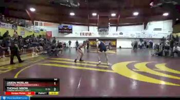 141 lbs Cons. Round 3 - Thomas Nixon, Corban University (Ore.) vs Jaxon Morlan, Eastern Oregon University (Ore.)