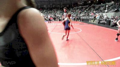 60 lbs Round Of 32 - Oakley Waitkus, Team Tulsa Wrestling Club vs Faith Romans, Best Trained 9U