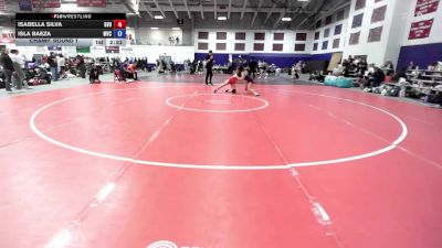 124 lbs Champ. Round 1 - Isabella Silva, Grand View vs Isla Baeza, Missouri Valley College