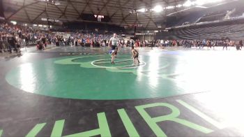 49 lbs Cons. Round 1 - Michael Ramirez, Fife Thunder Wrestling vs Magnus Fox, NWWC