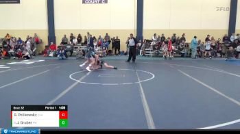 90 lbs Cons. Round 2 - Jayce Gruber, Pursuit Wrestling vs Gunner Polikowsky, Chatfield