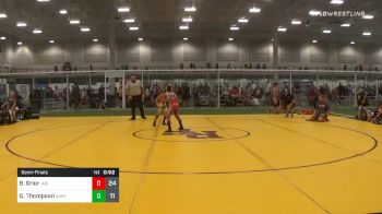 92 lbs Semifinal - Brady Grier, Iowa Blue vs Sully Thompson, Iowa Hammers