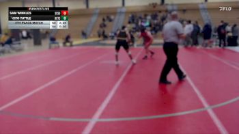285 lbs 5th Place Match - Sam Winkles, Saint Cloud State vs Cito Tuttle, Rochester-CTC