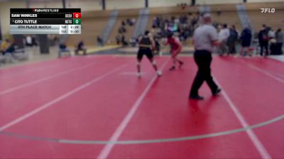 285 lbs 5th Place Match - Sam Winkles, Saint Cloud State vs Cito Tuttle, Rochester-CTC