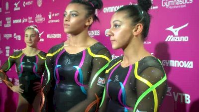 The Downie Sisters On Qualification Performance - Qualifications, 2015 World Championships