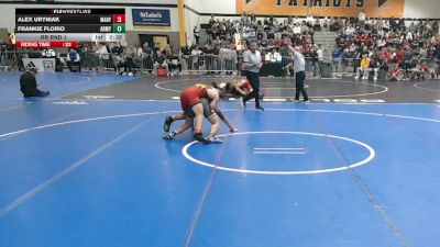 165Green lbs Rr Rnd 1 - Alex Uryniak, Maryland vs Frankie Florio, Army West Point