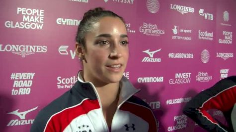 Aly Raisman- 'I Hate The Number Four' - Qualifications, 2015 World Championships