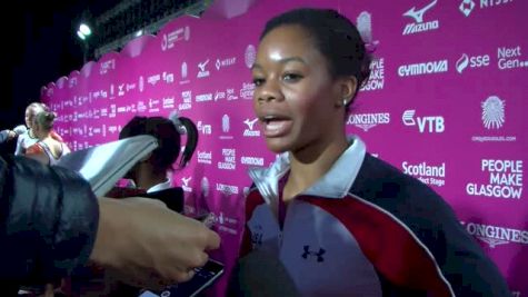Gabby Douglas On Sassy Floor, Getting Hyped Up Before The Meet - Qualifications, 2015 World Championships