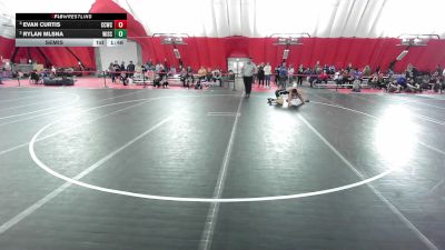 16U Boys - 132 lbs Semis - Evan Curtis, Cuba City Wrestling Club vs Rylan Mlsna, Wisconsin