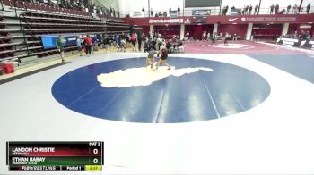 197 lbs Cons. Round 2 - Ethan Babay, Fairmont State vs Landon Christie, Seton Hill