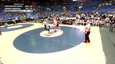 285 lbs Semis & 1st Wrestleback (8 Team) - Gavin Ericson-Staton, Lombard (Montini) vs Anthony Sebastian, Elmhurst (IC Catholic)