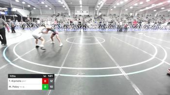 112 lbs Rr Rnd 2 - Taso Kiprislis, Grit Mat Club Red vs M. Bryce Paley, Triumph Maize