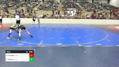 61 lbs Consi Of 8 #2 - Dawsyn Brooks, Rabbit Wrestling Club vs Connor Martin, Level Up Wrestling Center