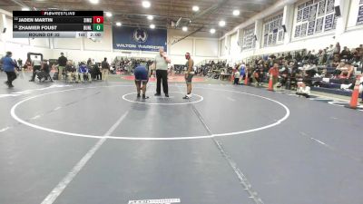 285 lbs Round Of 32 - Jaden Martin, Simsbury vs Zhamier Foust, Bunnell