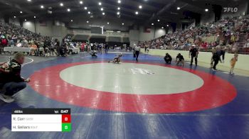 46 lbs Round Of 16 - Rhett Carr, Guerrilla Wrestling Academy vs Hudson Sellars, South Georgia Takedown Club