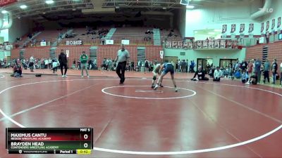 95 lbs 5th Place Match - Brayden Head, Contenders Wrestling Academy vs Maximus Cantu, Region Wrestling Academy