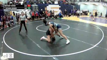 130 lbs. Cons. Round 4 - Tatiana Dennis, Oak Park vs Destany Oster, Waynesville